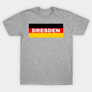 Dresden City in German Flag T-Shirt